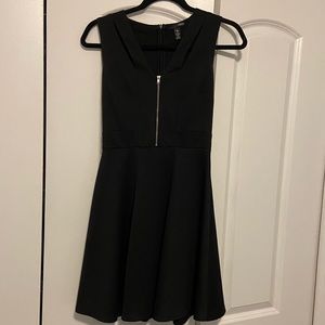 AQUA brand fit and flare dress